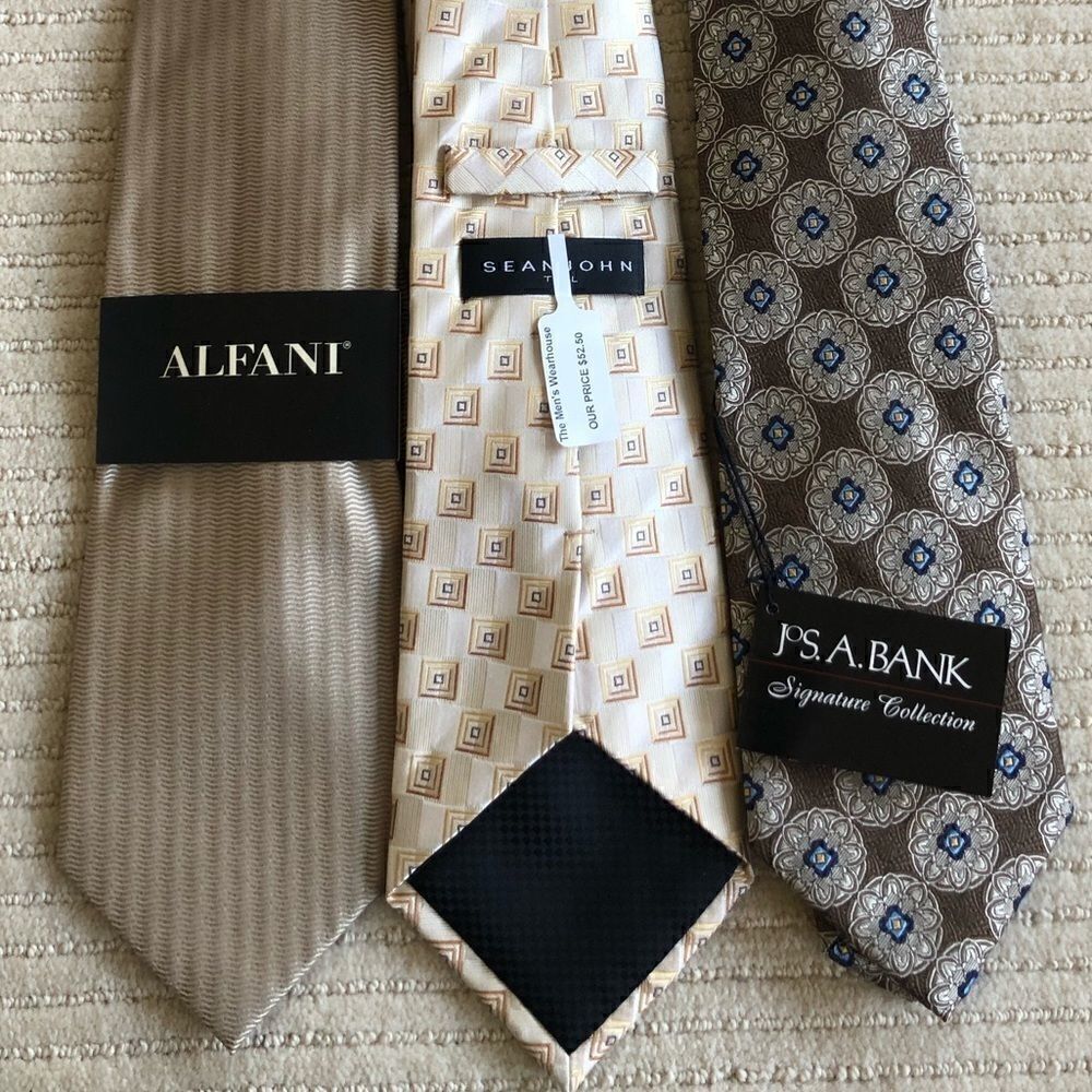 Three NWT Designer Neck Ties